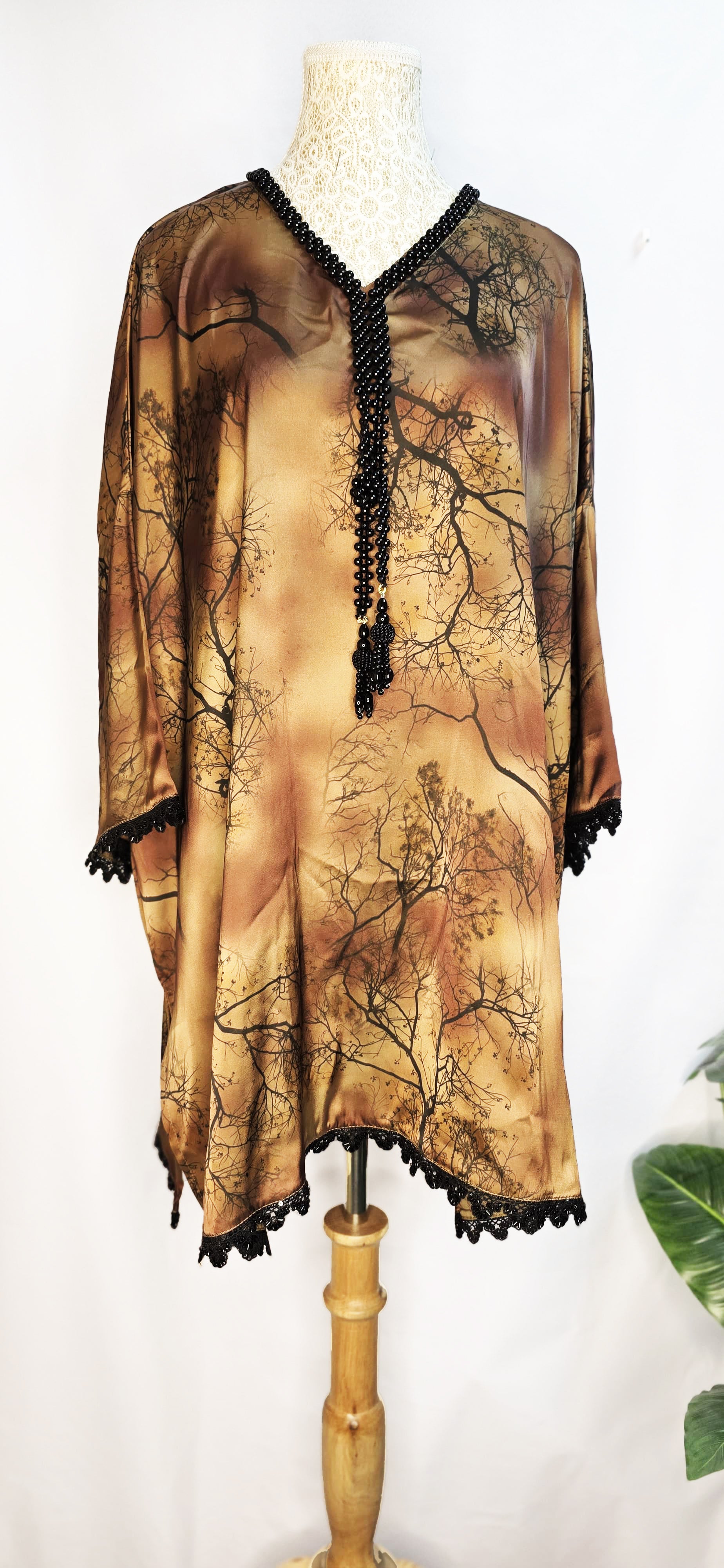 Whispers of Autumn – Pure Japanese Silk Co-Ord Set