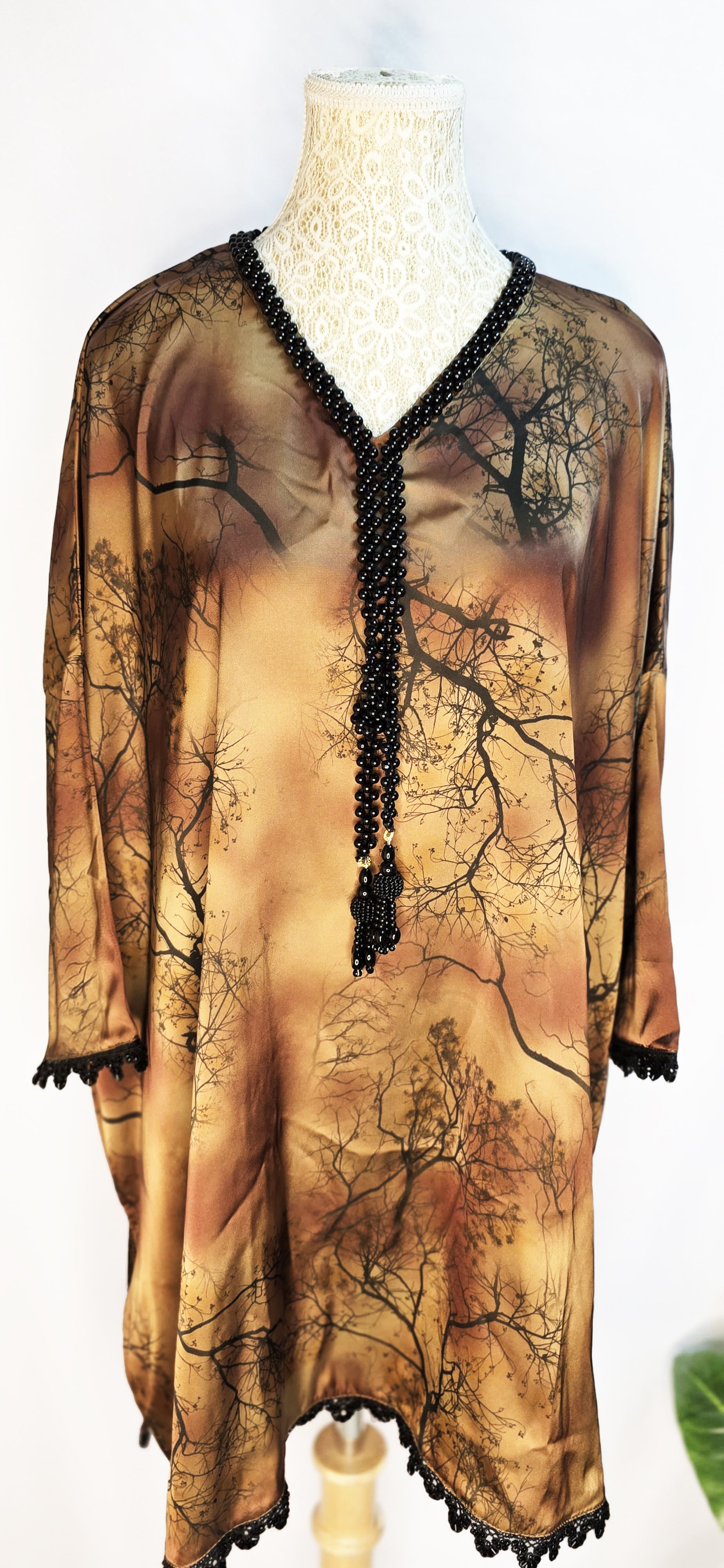 Whispers of Autumn – Pure Japanese Silk Co-Ord Set