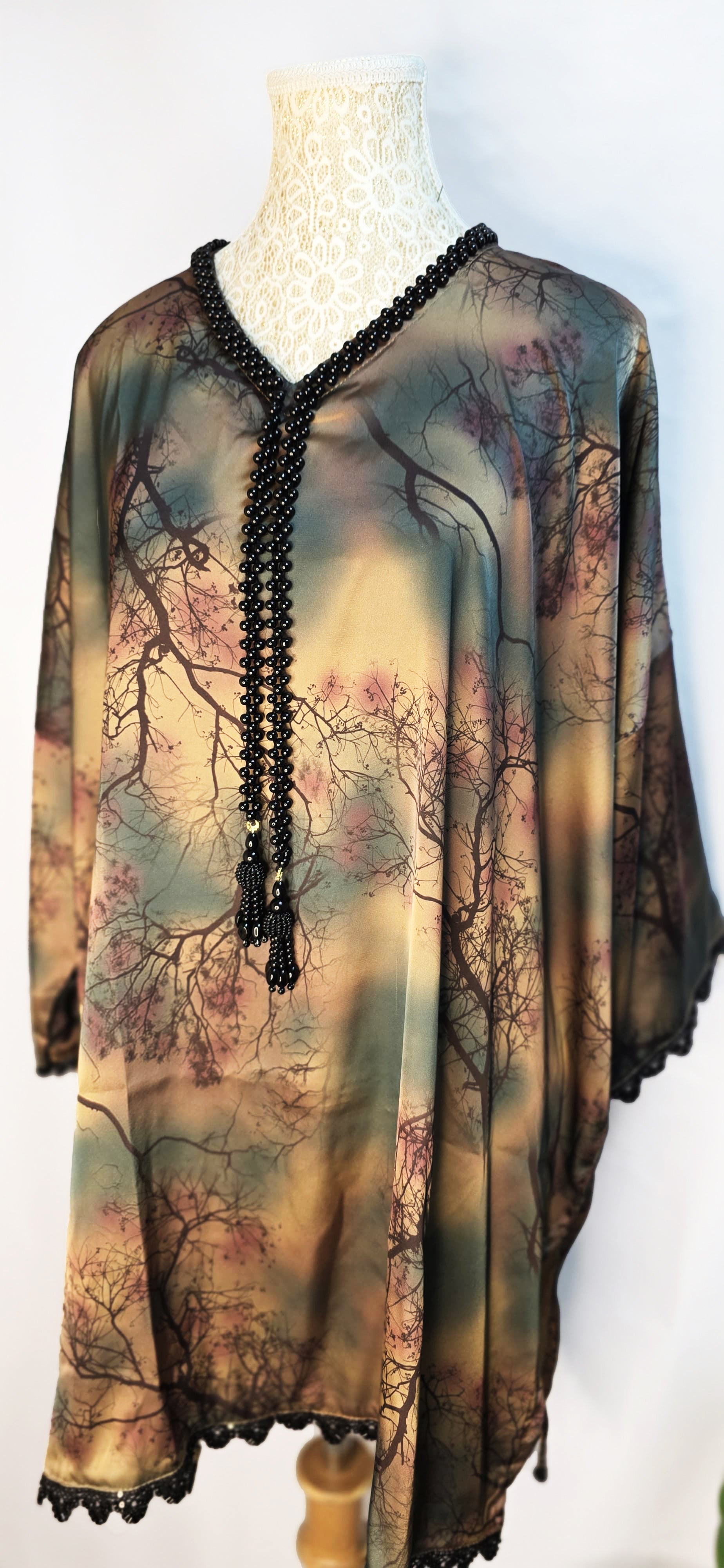 Whispers of Autumn – Pure Japanese Silk Co-Ord Set