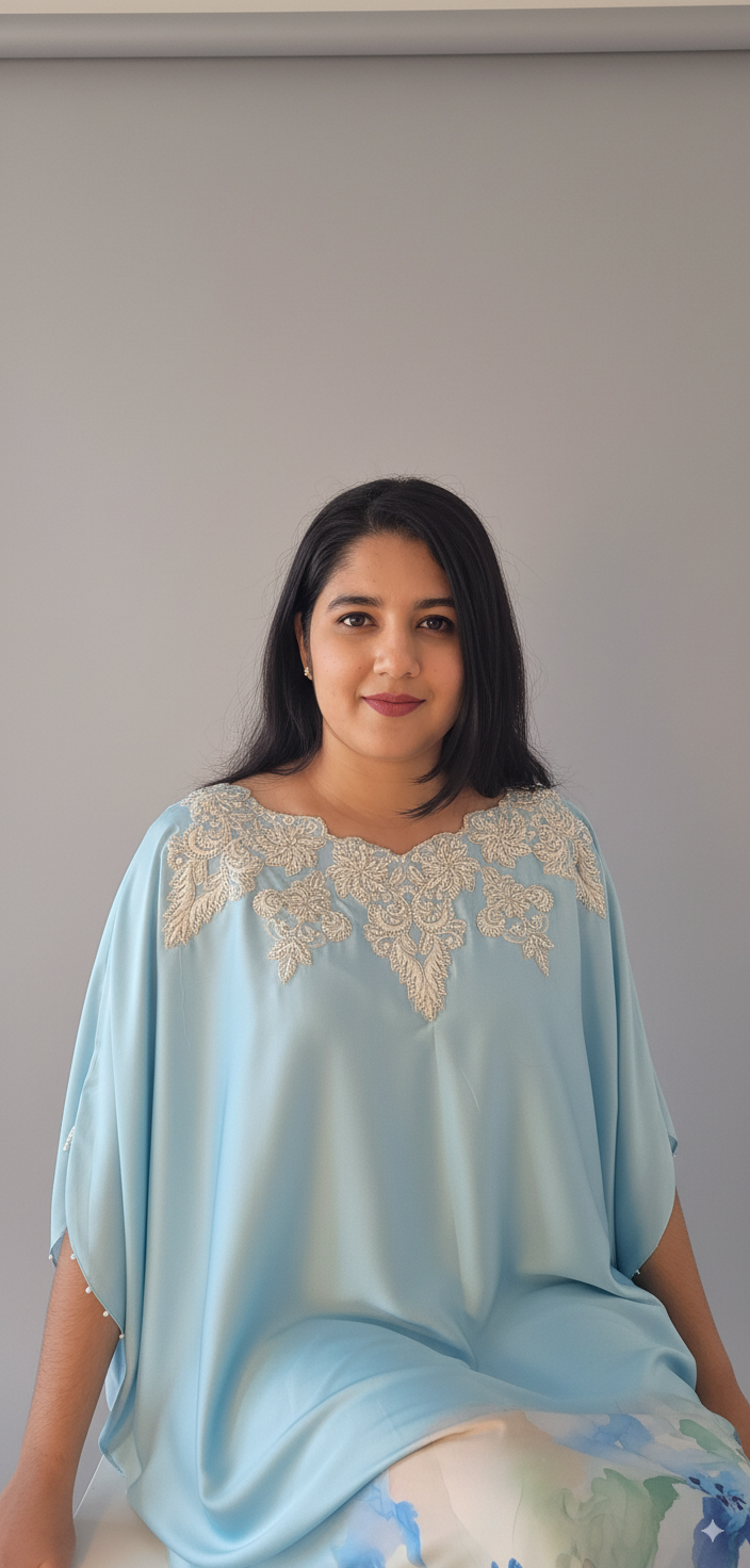 Bloom Silk Kaftan